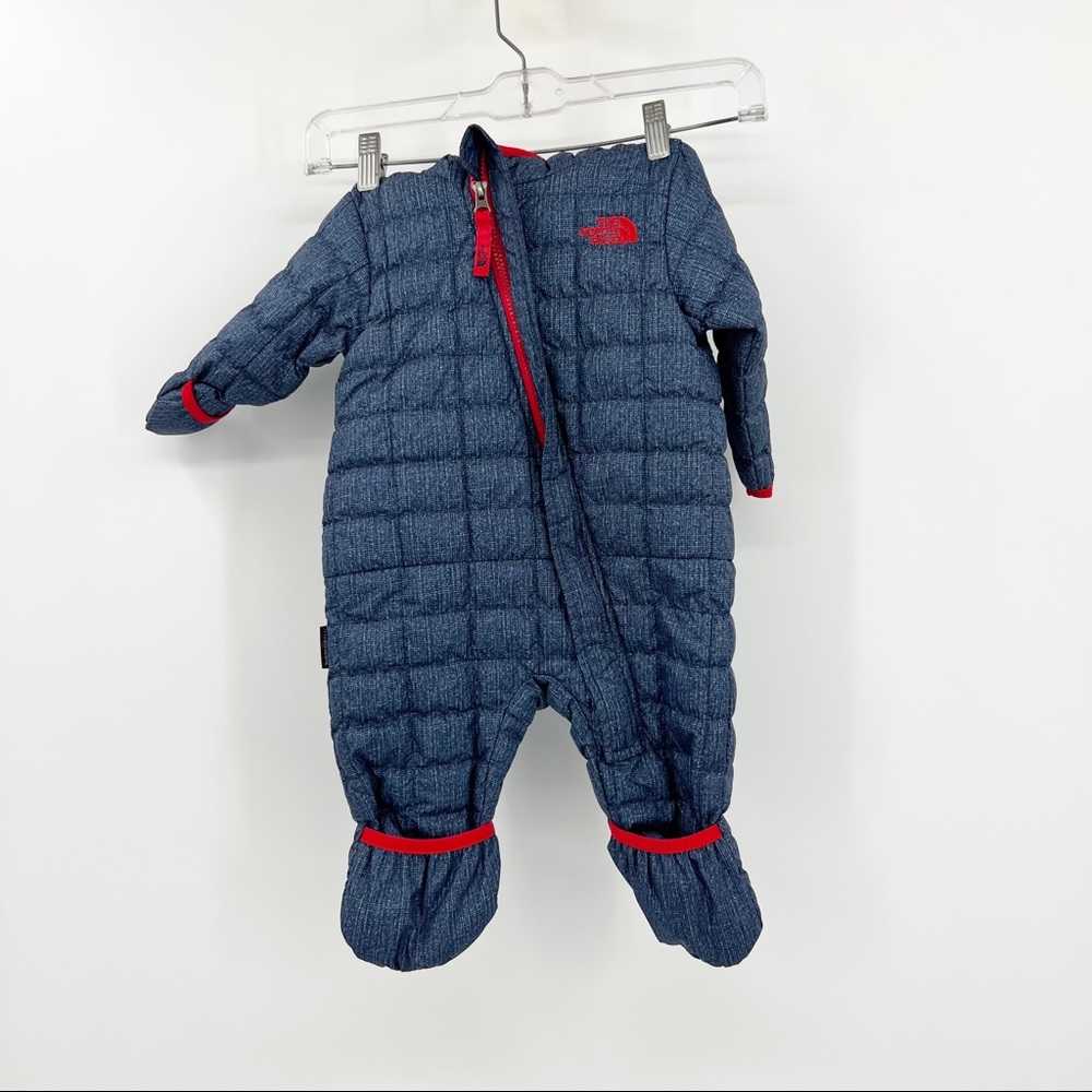 TNF Baby Blue Winter Bodysuit 3-6 Months